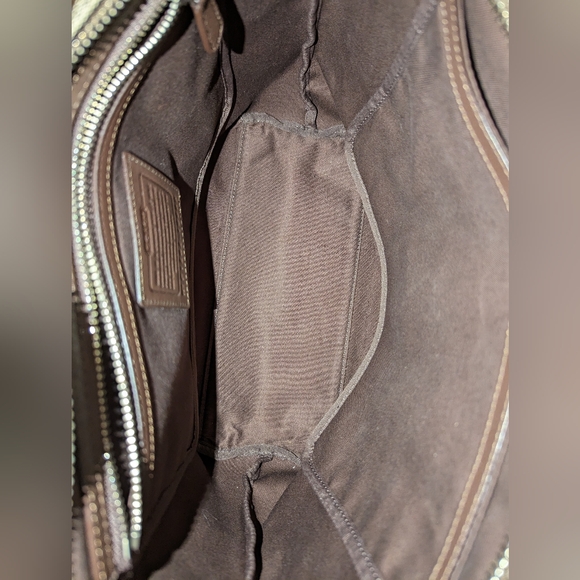 COACH Leather Messenger Bag Briefcase D 72070 Brown EUC - Picture 3 of 12